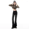 Damesjeans herfst y2k baggy bootcut vrachtbroek hoge taille vintage broek kwaliteit drewers kleding dongdaemun