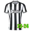 2023 2024 Soccer Jerseys BRUNO G. Uniteds TONALI ISAK Home JOELINTON TRIPPIER Away New Castle UnITeDS Football Shirt NUFC MAXIMIN Top Men Kids Kit Sets