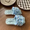 Nouvelle petite princesse Fairy Fairy Soft Sole Anti Slip Outter Wear Jupe polyvalente Casual Breathable Girl's Slippers