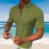 Мужские рубашки T Plus Tees Polos 2024 Новые мужские хлопковые и льняные повседневные коротки