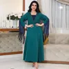 Abbigliamento etnico Ramadan niqab Abaya preghiere vestiti donne kaftan tacchino islamico musulmano abito lungo kebaya caftan marocine abito femme musulman