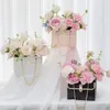 Gream papel embrulhada de papel de bolsa de flores de flor de casca de casamento do dia dos namorados