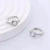 Orecchini a cerchio Sterling Silver 925 intarsia