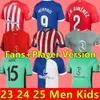 Atletico Madrids Soccer Courseys Griezmann 23 24 120 INVERY 2023 2024 M.Llorente Koke Saul Lemar Football Shirt Men Kids Kits مجموعات الزي الرسمي