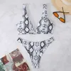 Women's Swimwear 2024 New Bikini Womens Split Swimsuit Digital Printed Swimsuit