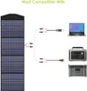 Allpowers SP033 200W Tragbares Solarpanel 18V faltbarer Kit mit MC4 Ausgang wasserdichtem IP66 -Ladegerät 240430