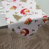 Table Runner 14x71 Inch Decorative Christmas Xmas Home Party Decor Desk Tapestry Dress Cloth Floral Santa Runners 36 180CM