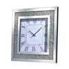 壁の時計モダンと現代的な壊れたダイヤモンド時計サイレントタイミングクリエイティブラグジュアリーベッドルーム装飾Q240509