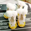 Dog Apparel Snow Boots Shoes For Pets Dogs 4pcs/lot Anti-Skidding Small Animals Cat Puppy Foot Wear Accessories Supplies