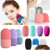 Glassverktyg Nya Sile Ice Cube Trays Beauty Lifting Ball Face Masr Contouring Eye Roller Ansiktsbehandling Minska hudvårdsverktyget DRO DHBK2