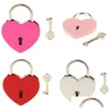 Serrature per porte all'ingrosso 7 colori a forma di cuore a forma di cuore blocco concentrico metallo mitcolor chiavi padlock pacchetto toolkit building rifornimenti drop dhmla