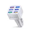 6 Port Super Fast USB Car Charger for iPhone 14 Pro Max 15 13 12 11 xr max Huawei OPPO Samsung Xiaomi 240W Quick Charging Adapter 5V/9V/12V 15A car charger 6 USB Fast Charging