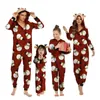 Family Christmas Matching Outfits Mother Father Kids 2023 Pigiamas Set per neonati per neve per la zucca stampato per sonno abbigliamento per natali di Natale 240507