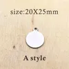 Pendant Necklaces 20pcs/lot-heart Love To Knit Stainless Steel Charms - Laser Engraved Customized DIY Pendants