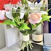 Flessen spiraalvormige stengelhouder voor vaasbloemarrangement Ikebana Bouquet Floral Arranger