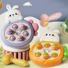 Cartoon Montessori Baby Toys Toddler Educational Birthday Gift Animal Temat Pukanie Gra Parent Child Board Hammering Game 240509