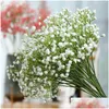 Decorative Flowers & Wreaths 20.5 Inch Artificial Babysbreath Fake Gypsophila Plants Bouquets For Wedding Home Diy Decoration Drop Del Dhrhq