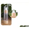 Packing Bottles Wholesale New Bamboo Cosmetic Packaging Bottle 20Ml 30Ml 50Ml 80Ml 100Ml 120Ml Empty Airless Vacuum Pump For Makeup Dr Dhhto