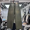 Men's Jeans Yellow clay batik coated jeans H240508