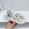Sandalen Kinderschuhe 2024 Sommer Neue Damen Baby Soft Sohle bequemer Premium -Stil Single Casual H240510