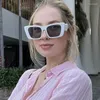 Gafas de sol 2024 Fashion Square Mujer Vintage Cat Eye Diseño Sol Gasas Femenino Femenino Cool Retro Retro Cateye Oculos