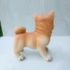 Figurines décoratines résine artisanat simulé pour chiens ornements de salon armoires télévisées décorations artisanales dessin animé en gros