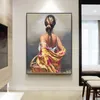 Nordic Canvas Painting, Sexy Nude Woman Portrait Posters Prints, Abstract Oil Prints, Wall Pictures for Room, Home Decoration Unframed