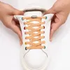 Shoe Parts 1Pair High Quality Sport Shoelaces Without Ties Aluminum Lock Elastic Laces Sneakers Kids Adult Casual Shoes Shoestring