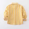 T-shirts Boys shirt stripes 2014 Spring/Summer childrens casual jacket long sleeved childrens shirt cotton design baby clothingL2405