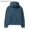 Luxury Counter Top Grade Designer Rhuder Hoodies Letter Embroidery Hooded Cardigan Sweatshirt High Street Fashion Brand Casual Splice Capsule Zipper with Logo