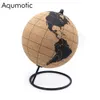 Aqumotic Cork Globe Decoration No Word 1pc World Message Board met duwpennen grote en kleine kantoortafel Decora 240510
