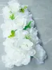 Artificiel Rose Hortengea Flower Panels Festival Table Dîner Row Flower Row pour le mariage Baby Shower Road Cité Decoration Accessoires