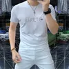 New 2024 Designer men's T-shirt black and white Stripe brand Slim casual shirt street same style Luxuriou men's and women's top quality T-shirt Asian Size M-5XL