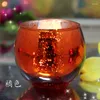 Candle Holders Glass Colourful Holder Cup Gift Wedding Vintage Small Size Table Bougeoir En Verre Home Decoration DL60ZT
