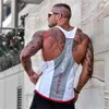 MENS BODYBUILDING TANK TOP Gyms Fitness ärmlös skjorta manlig bomullskläder Singlet Vest undertröja HOMBRE 240430