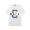 Créateur masculin T-shirt graphique t-shirt hip hop lettre d'été imprimé tshirt luxueux mode court t-shir