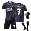 Soccer sets / Tracksuits Hers Tracksuits 2223 Real Madrid 120e anniversaire Y3 Joint Jersey Set n ° 9 Benzema n ° 20 Venisius Football Shirt (version thaï)