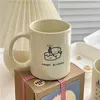 Mokken Creative Ceramic Cup Gift Box Exclusive Birthday Cake Jubileum Handgeschreven paar met weerstand op hoge temperatuur