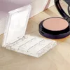 Speicherflaschen Lidschatten leerer Palette Box Probe Highlighter Pinsel Behälter Hülle Behälter Pfannenschale Malerei Plastikglas nachfüllbar