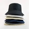 Summer Bucket Hat For Women STOR WIDE BRIM Outdoor Soft Cotton Solid Color Sun Hats Portable Foldbar Panama Cap Lady 240510