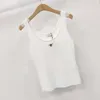 Celinnes Tank Top Top Designer Triumphal Arck Vest Luxury Fashion Randeveless Женские танки Camis носят ранняя весна Новая тонкая эластичная тенденция