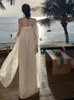 Casual jurken Woman Fairy Elegant Plunge Mermaid Trauring Bridal Wedding verlovingsjurk Beach Vacation Long 2024