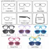 Lunettes de soleil Flexibles 2-en-1 Childrens de soleil Clip sur des verres Girl Uv400 0 Cadre optique de diode rose Q240410