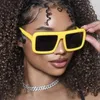 Zonnebrillen Oversized Shades Women White Fashion Square zonnebril Men Vintage Brand Flat Top Big frame Travel Goggles UV400