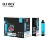 Elf Box Shisha 16000 Poix de vape jetable 28 ml Pré-rempli 600mAh Batterie rechargeable pré-chargée 0% 2% 3% 5% Dispositif de vaporisateur de niveau Cigarette 12 saveurs en stock