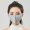 Sjaals anti-UV UPF50 Silk Sunscreen Mask Traceless Face Veil Summer Outdoor Sports Ademende unisex cover sjaal
