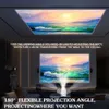 Projectoren Projector HY300 plus 4K Android 11 Dual WiFi 6 200 ANSI Allwinner H713 BT5.0 1080p 1280 * 720p Home Theatre Outdoor Movies J240509