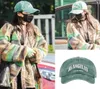 Ball Caps Koreańska wersja umytej bawełny miękka czapka na zewnątrz Prosta student Wild Green Baseball para6404790