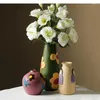 Vasen nordische Keramik Vase Dekoration Wohnzimmer Blumenarrangement Accessoires kreative Handwerk Arbeitsplatte Home Moderne