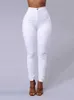 여성용 바지 Capris Hirigin Womens Tights 고기색 하이 허리 탄성 여름 타이드 울트라 얇은 연필 바지 2405